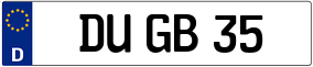 Truck License Plate